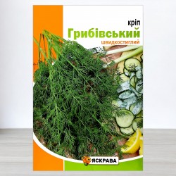 Насіння кропу Грибівський, 20г, ТМ Яскрава